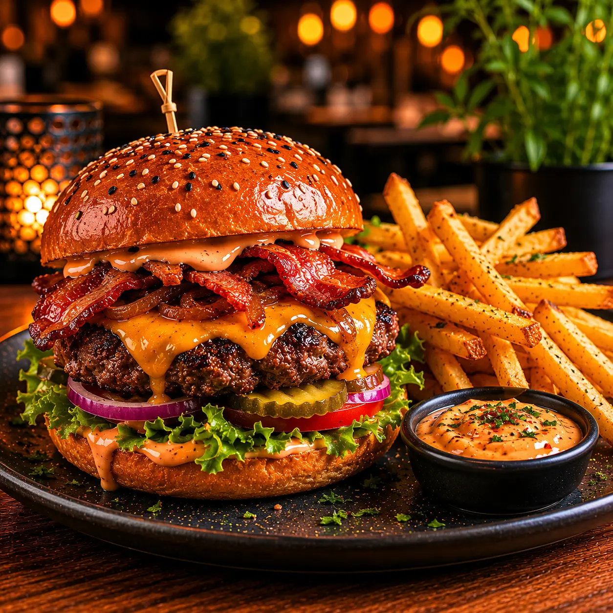 Burger bei Meenu Restaurant